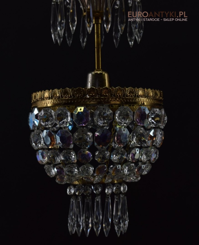 retro lampa kryształowa retro lampa kryształowa